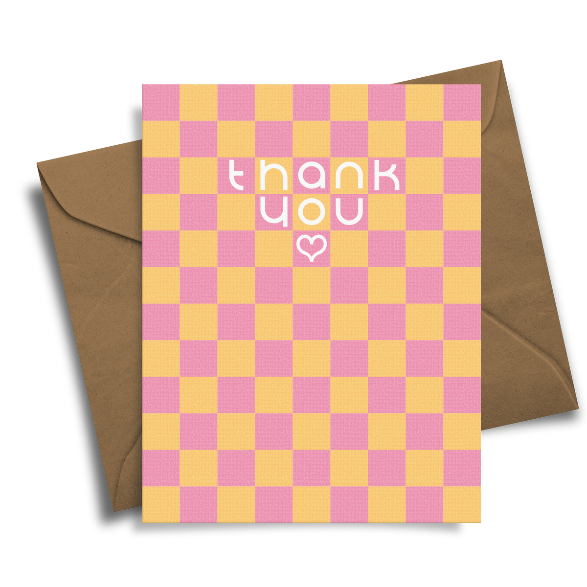 Checkered Thank You